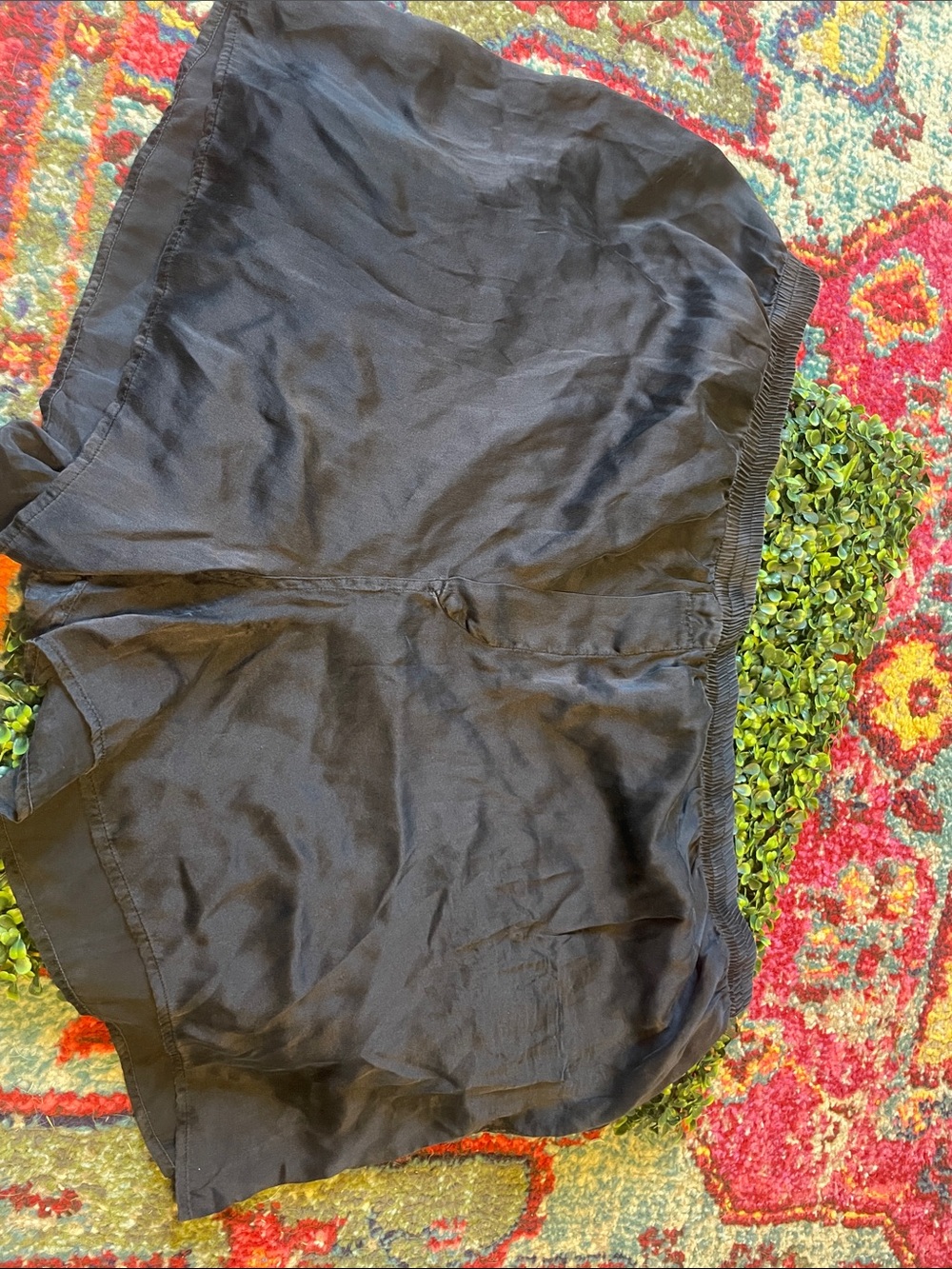 Reckless men’s Black Satin-Style Elastic Waist boxer Shorts